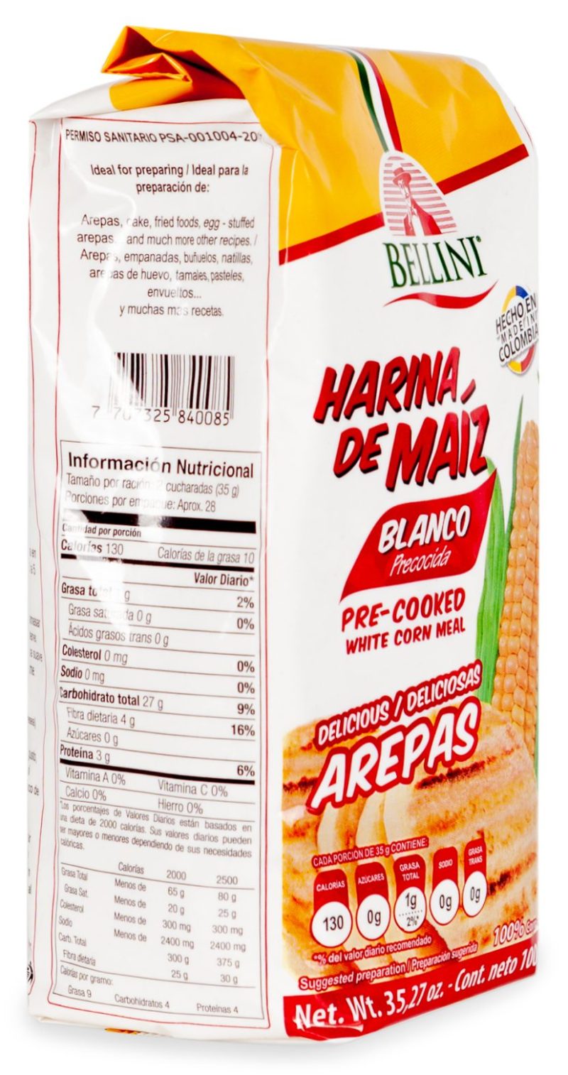 Harina de Maíz Blanco