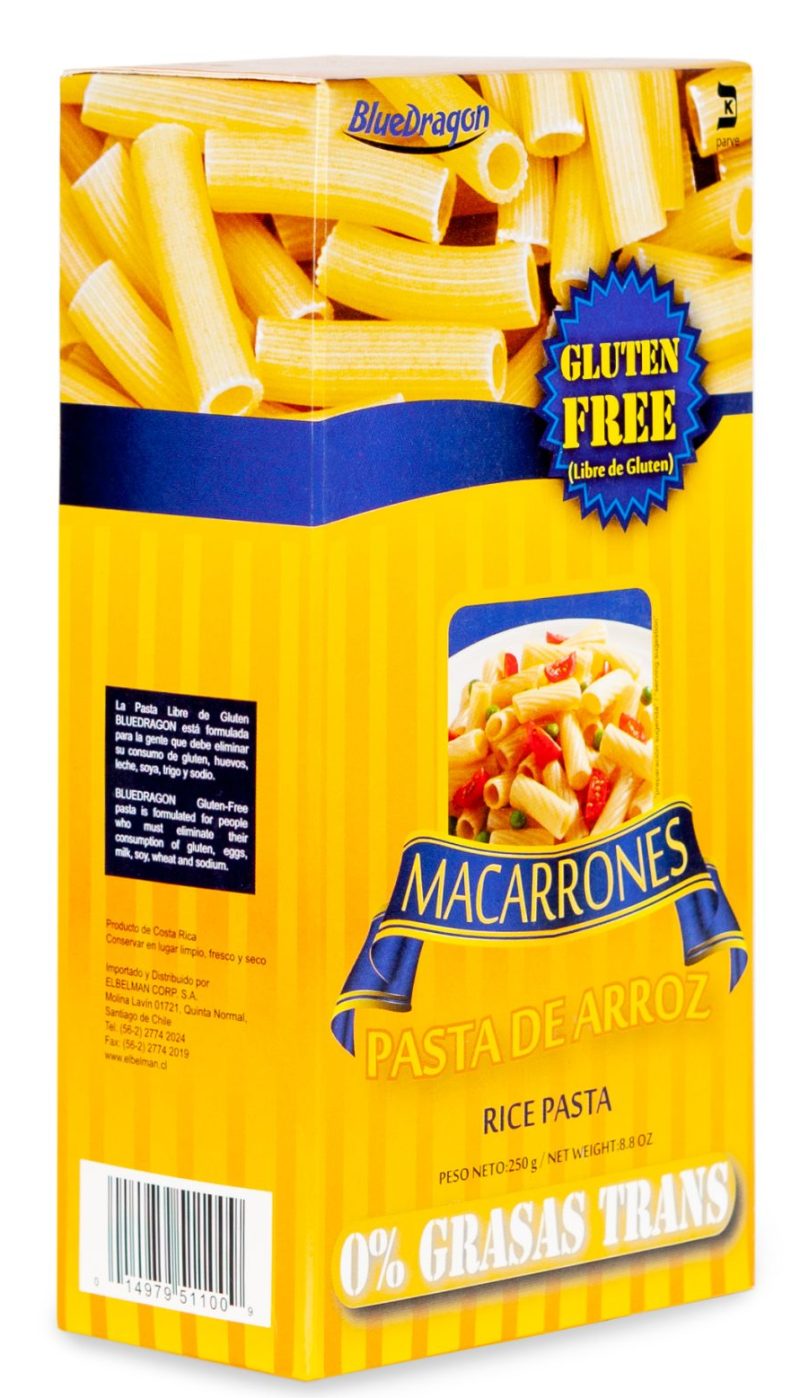 Pasta de Arroz Macarrones